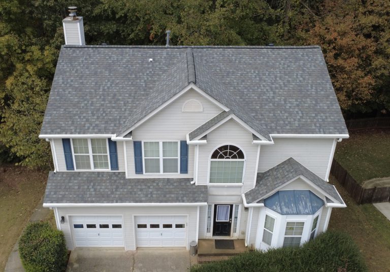 Completed roof